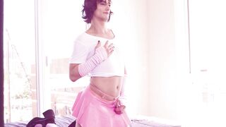 Chastity Femboy Gives Cock Cage Key Away