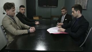 Bareback Sex in the Boardroom