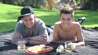 Andy's double cumshot