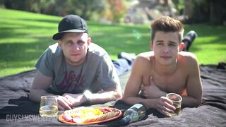 Andy's double cumshot